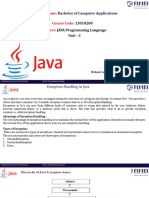 JAVA Programming Language - UNIT - 2