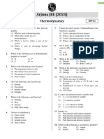 Thermodynamics - DPP 02 (Of Lec 05) - Arjuna JEE 2024