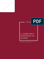 Tema 5. USABILIDAD Y EXPERIENCIA DE USUARIO