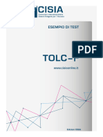 Esempio Di Prova TOLC-F (Screen Reader)