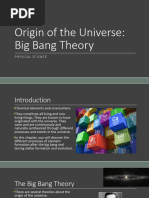 Physical Science Lesson 1 - Formation of Big Bang