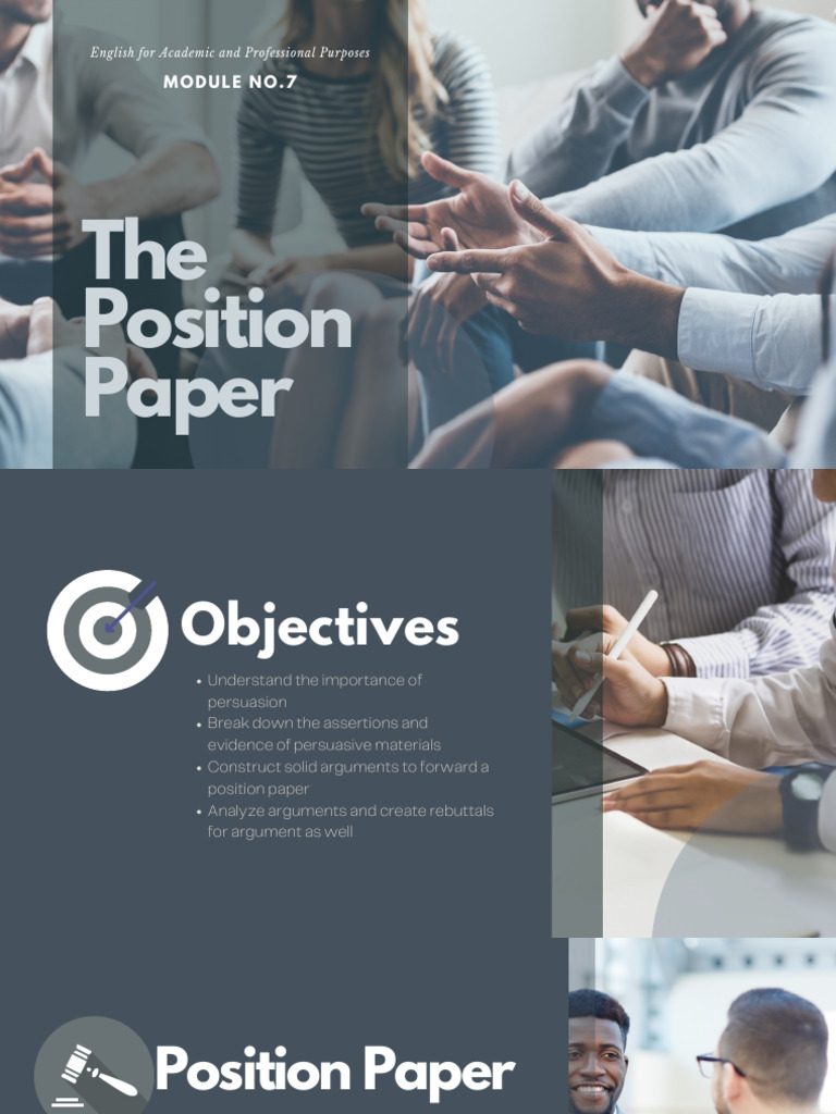 Writing Effective Position Papers | PDF | Argument | Communication