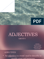 Adjective Group 4