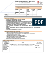 Evaluación Admisión-Plantilla Octavo