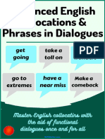 Advanced English Collocations Phrases in Dialogues