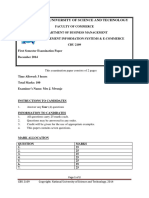 CBU2109201412 Management Information Systems and E-Commerce