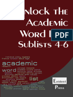 Unlock The Academic Word List Sublists 4-6-9781912579686