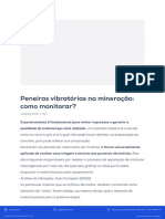 Peneiras Vibratórias Na Mineração - Como Monitorar