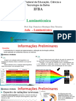 Aula - Luminotécnica