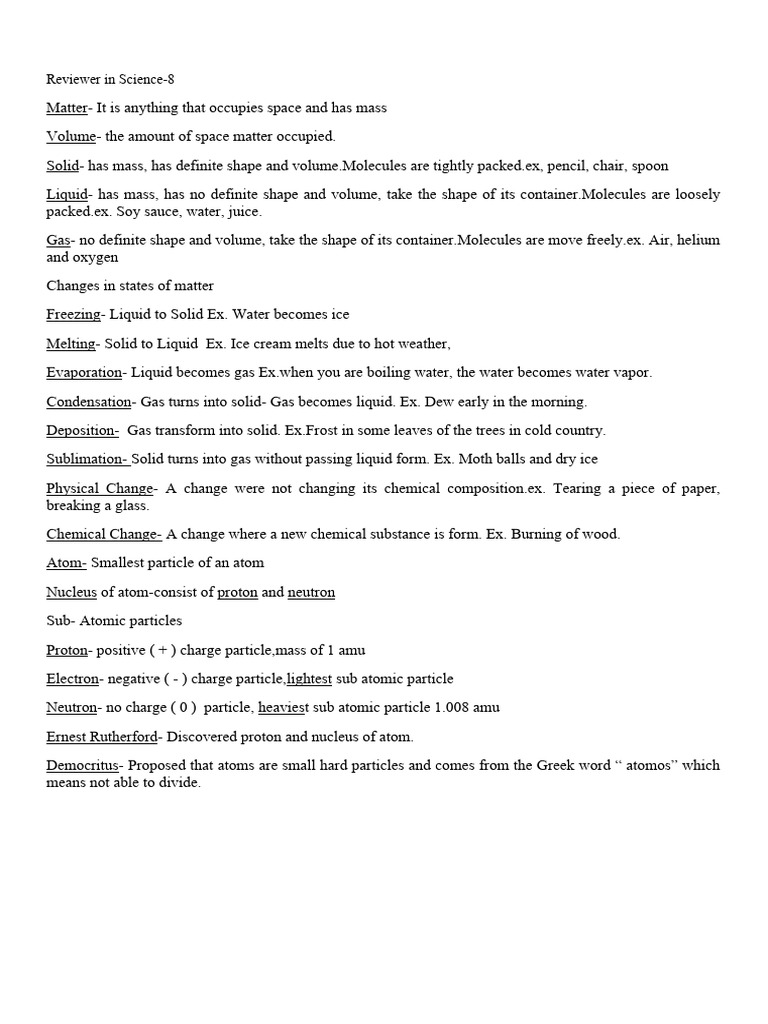Bc Science 8 Resources
