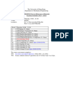 MECH6010 Teaching Schedule