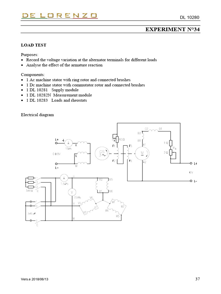 Load Test and Efficiency Analysis of Alternator | PDF | Direct Current ...