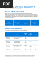 Windows Server 2019 Licensing Datasheet ESP