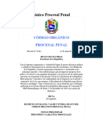 Código Orgánico Procesal Penal