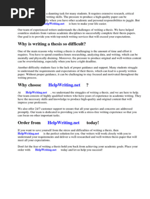 Book Review Term Paper