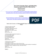 Test Bank For Modern Labor Economics Theory and Public Policy 12Th Edition Ehrenberg Smith 0133462781 9780133462784 Full Chapter PDF