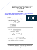 Solution Manual For Design of Fluid Thermal Systems Si Edition 4Th Edition by Janna Isbn 1305076079 9781305076075 Full Chapter PDF