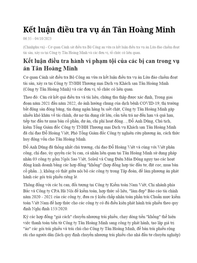 Bai Doc 3 - Sai Pham Tan Hoang Minh | PDF