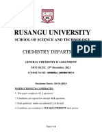 Chem 122 Assignment