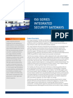 Juniper Netscreen ISG Series Datasheet