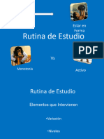 Rutina de Estudio