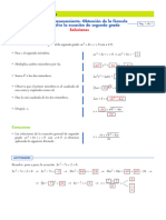 Ficha Obtencion Formula Ecuacion 2grado - Soluciones