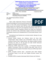 B.506 Himbauan Pengurusan Kesesuaian Kegiatan Pemanfaatan Ruang Laut (KKPRL)