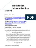 Macroeconomics 9Th Edition Mankiw Solutions Manual Full Chapter PDF