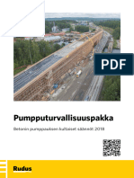 Pumpputurvallisuuspakka 2018 Betonin Pumppauksen Kultaiset Säännöt