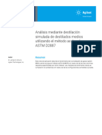 Application Distillation Astm d2887 8890 GC 5994 0548es Es Agilent