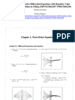 Solution Manual For Differential Equations With Boundary Value Problems 2Nd Edition by Polking Isbn 0131862367 9780131862364 Full Chapter PDF
