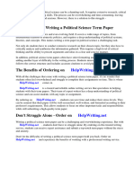 Term Paper Political Science