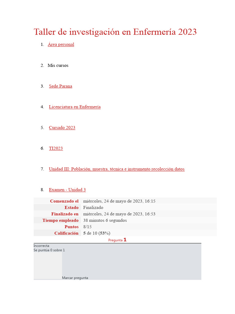 Segundo Parcial de Taller | PDF | Metodología de encuesta | Observación