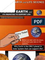 Earth and Life Science LESSON 1