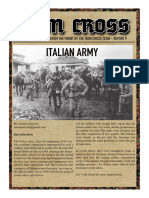 Iron Cross Recon 9 Italian Army