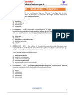 CESGRANRIO - DIREITO CONSTITUCIONAL - PRINCÍPIOS e DIREITOS FUNDAMENTAIS
