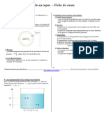 Cours - Statique - Fluide - Fiche - Cours