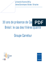 ETDE DE CAS Power - Point - Carrefour