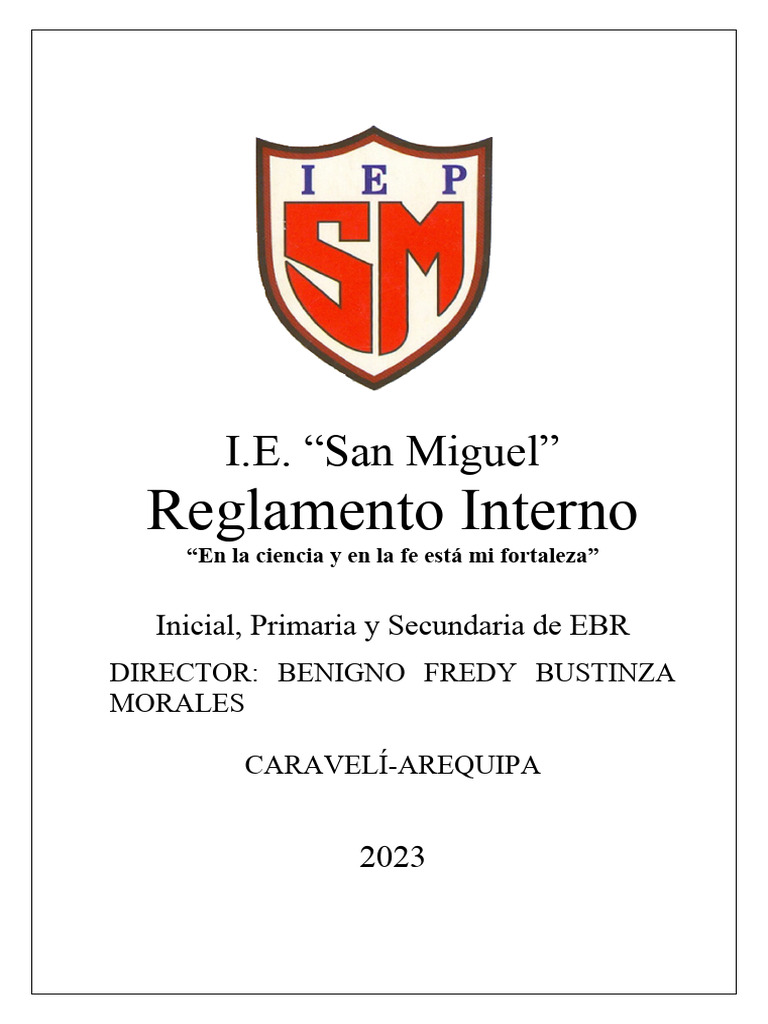 Normas de Convivencia Escolar 2023 | PDF | Psicología Social