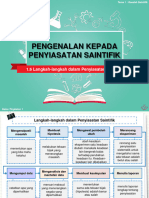 1.6 Langkah-Langkah Dalam Penyiasatan Saintifik