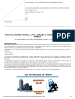 Explotación Unipersonal. Ajuste Dinámico. Estimación de Aportes y Retiros