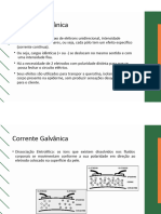 Corrente Galvânica - Aplicabilidade e Técnica