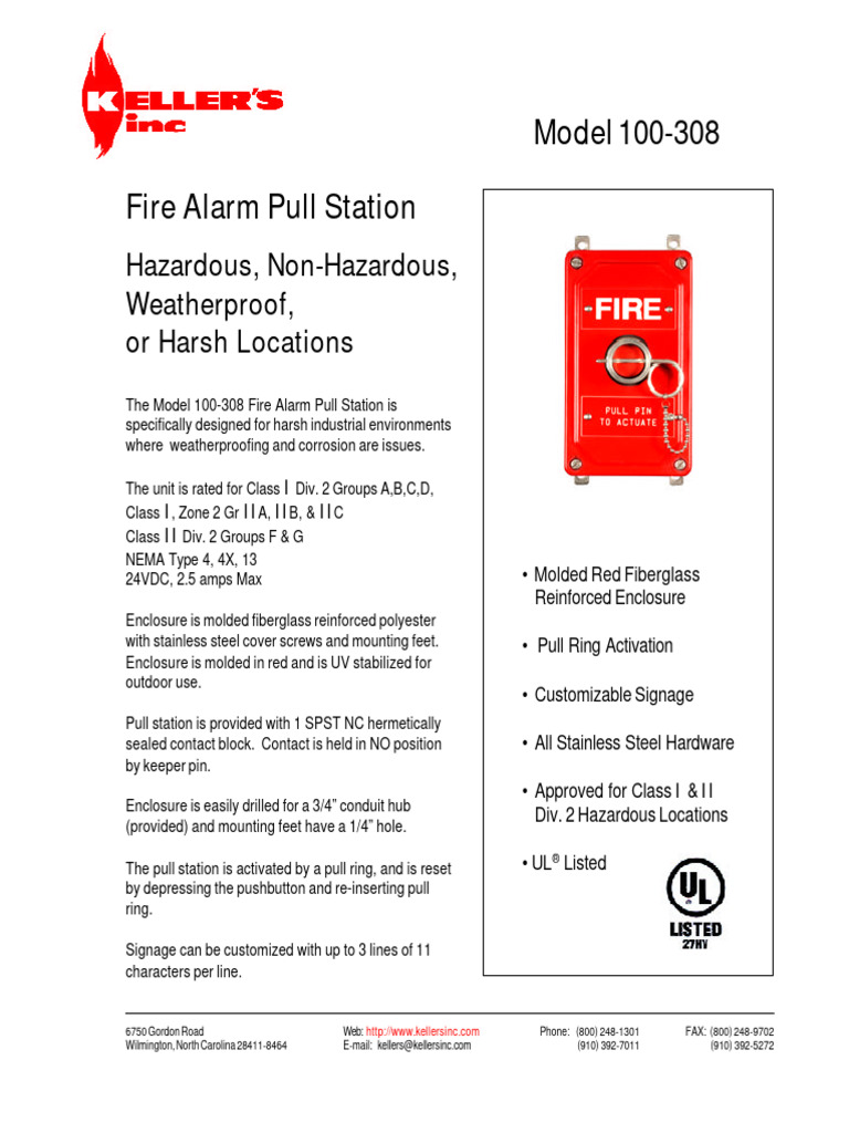 HAZ-WP-PULL DATA Manual Call Point | PDF