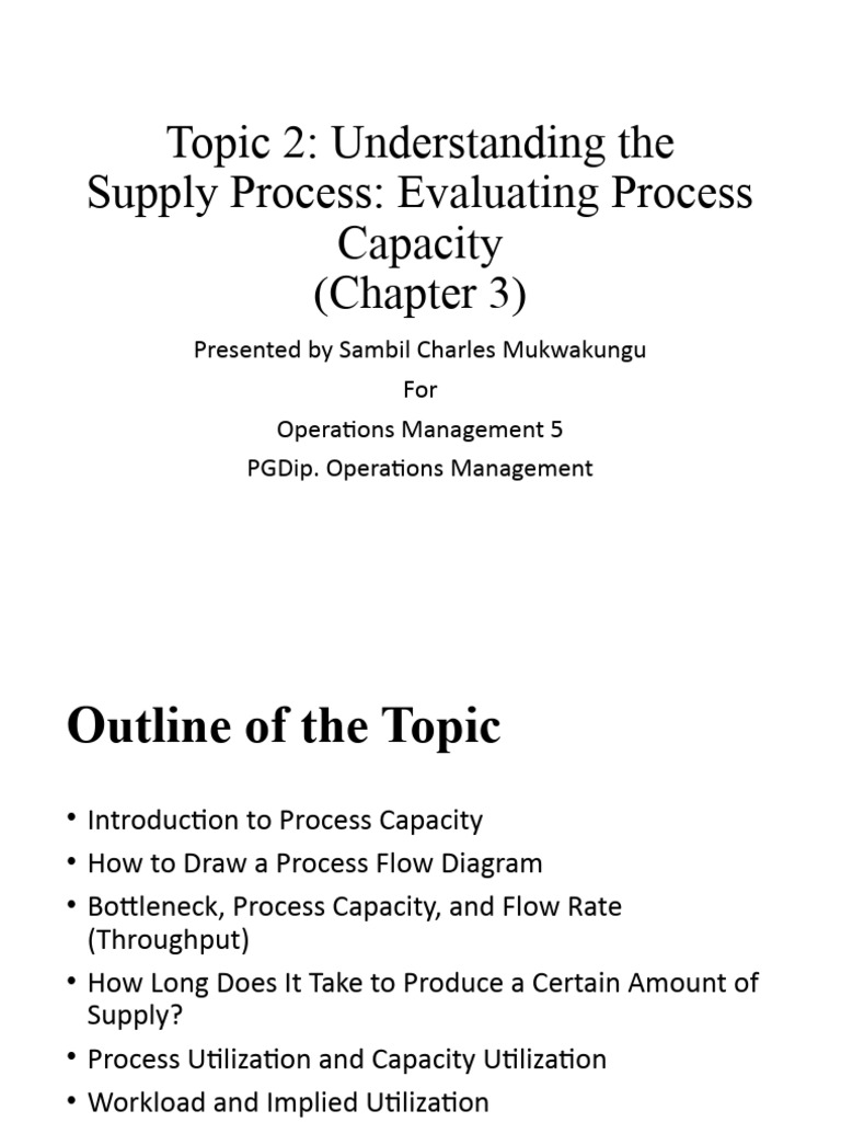 Process Analysis and Implied Utilization | PDF | Business
