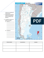 Evaluación División Política y Límites de La República Argentina