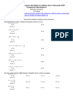 Test Bank Elementary Algebra 4Th Edition by Sullivan Struve Mazzarella Isbn 0134566718 9780134566719 Full Chapter PDF