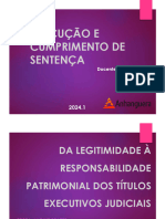 AULA 3 - Da Legitimidade À Responsabilidade Patrimonial Dos Títulos Executivos Judiciais