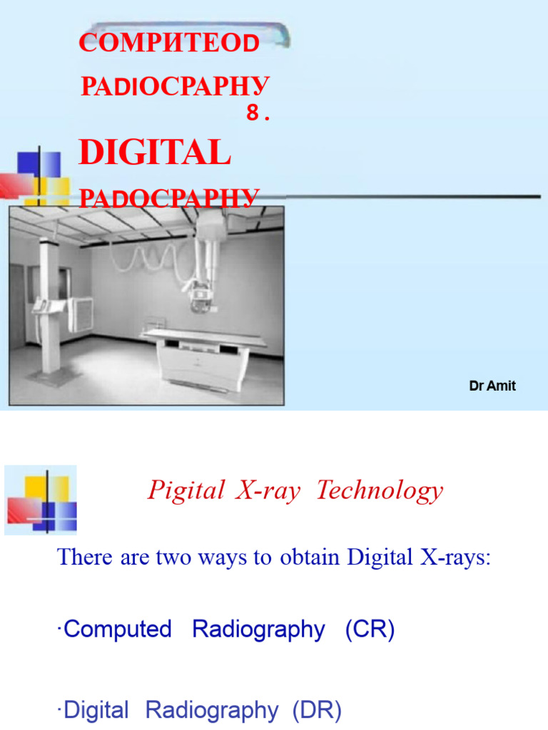 Digital X-ray: CR vs. DR Explained | PDF | Radiography | X Ray