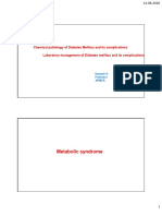 Metabolic Syndrome Diabetes Lab Management