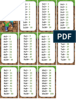 Tablas de Multiplicar Minecraft